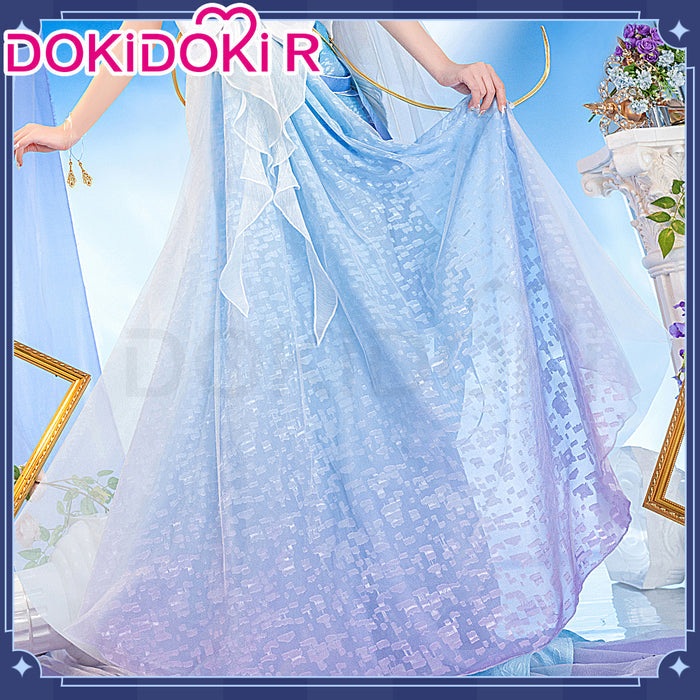 【In Stock】DokiDoki-R Game Genshin Impact Cosplay Furina Costume Tides Doujin Dress Fontaine Focalors