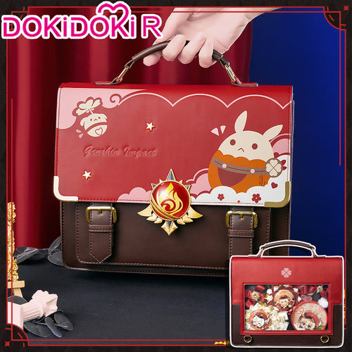 【In Stock】DokiDoki-R Game Genshin Impact Cosplay Klee Itabag Messenger Bag Courier Bag