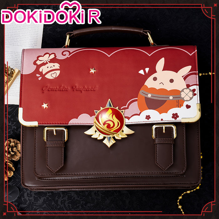 【In Stock】DokiDoki-R Game Genshin Impact Cosplay Klee Itabag Messenger Bag Courier Bag