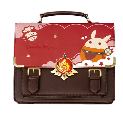 【In Stock】DokiDoki-R Game Genshin Impact Cosplay Klee Itabag Messenger Bag Courier Bag