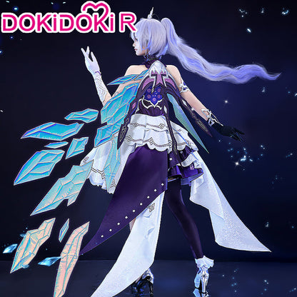 【 In Stock】DokiDoki-R Game Honkai Impact 3 Cosplay Herrscher of Flamescion Time Runner  Kiana Costume / Wig
