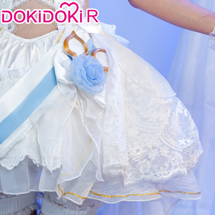 【In Stock】DokiDoki-R Game Honkai Impact 3 Cosplay Rita Vow of Roses Costume Wedding Dress
