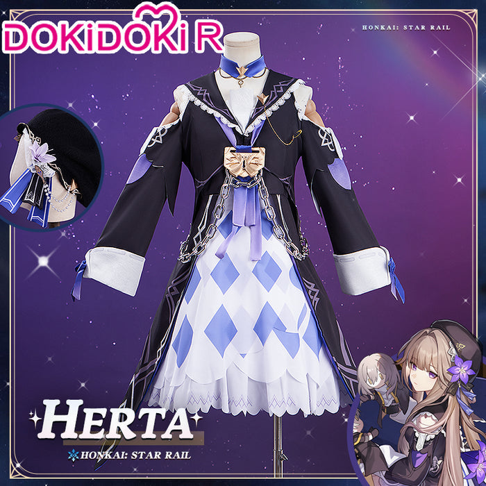 【In Stock】DokiDoki-R Game Honkai: Star Rail Cosplay Herta Cosplay Costume Dress