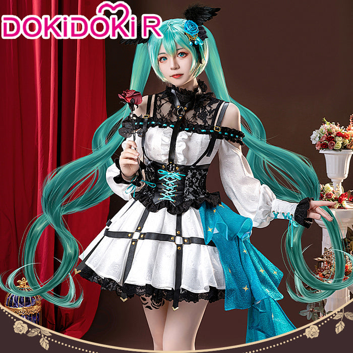 【In Stock】DokiDoki-R Game Prooject Sekaai Colorful Staage! Cosplay Costume Rose Cage Ver.