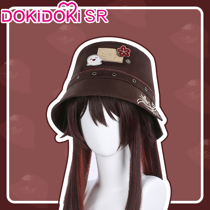 【In Stock】DokiDoki-SR Game Genshin Impact Cosplay Hutao / Ganyu / Scaramouche Bucket Hat Hu Tao Gan Yu