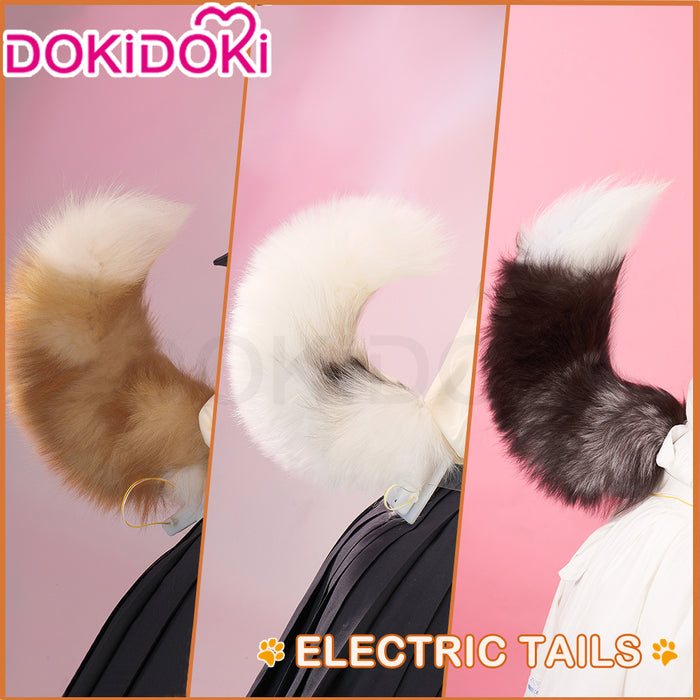 【IN STOCK】【Electric Ver.】DokiDoki Animal Electric Cute Corgi / Fox Furry Tail 40CM Prop