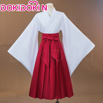 【In Stock】【Size S-2XL】Dokidoki-N Anime Cosplay White Red Costume Halloween