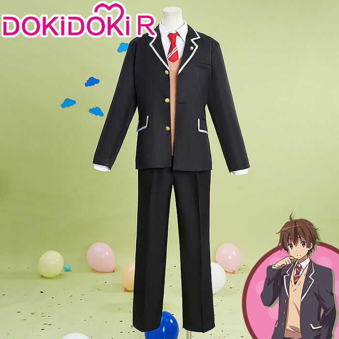 【In Stock】【Size S-2XL】DokiDoki-R Anime Love, Chunibyo & Other Delusions Cosplay Togashi Yuuta Costume