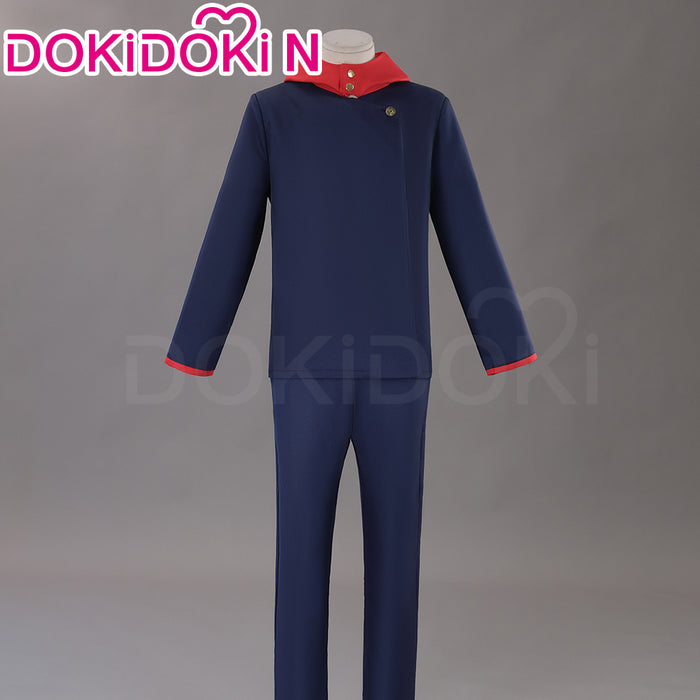 【In Stock】【Size S-3XL】Dokidoki-N Anime Cosplay Costume Blue Uniform Male