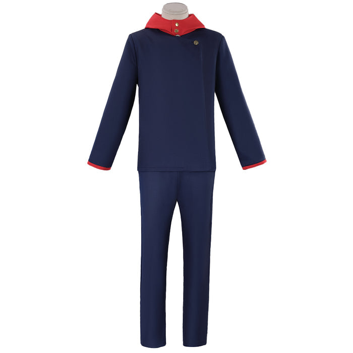 【In Stock】【Size S-3XL】Dokidoki-N Anime Cosplay Costume Blue Uniform Male