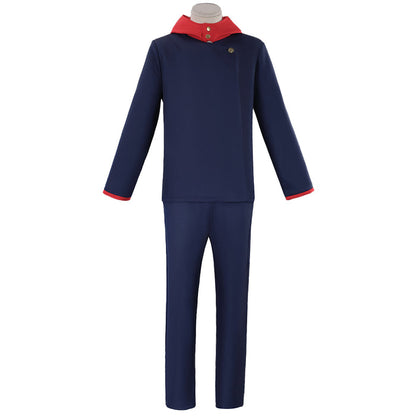 【In Stock】【Size S-3XL】Dokidoki-N Anime Cosplay Costume Blue Uniform Male