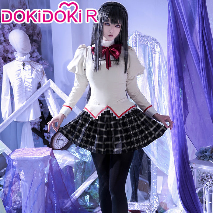 【IN STOCK】【Size XS-2XL】DokiDoki-R Anime Cosplay Costume Magica Girl School Uniform