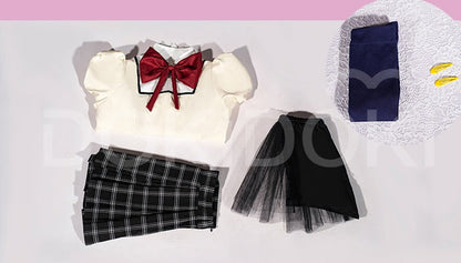 【IN STOCK】【Size XS-2XL】DokiDoki-R Anime Cosplay Costume Magica Girl School Uniform