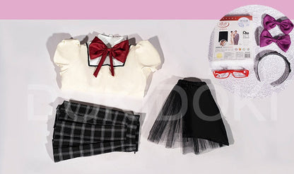 【IN STOCK】【Size XS-2XL】DokiDoki-R Anime Cosplay Costume Magica Girl School Uniform