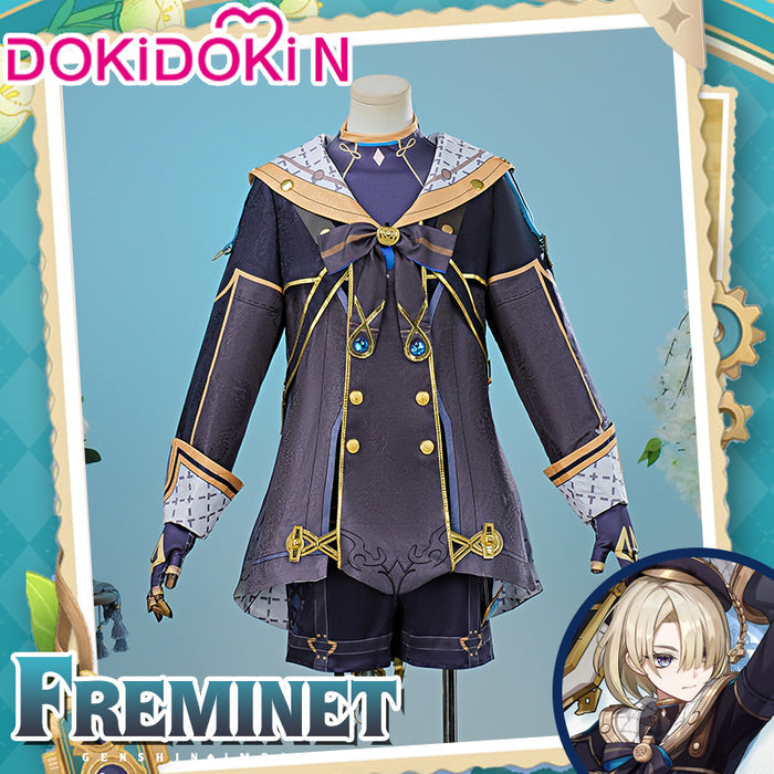 【In Stock】【Size XS-3XL】DokiDoki-N Game Genshin Impact Cosplay Fontaine Freminet Costume