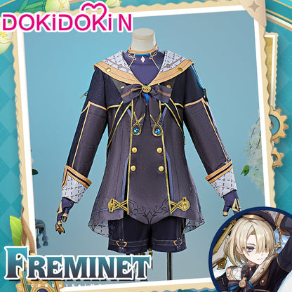 【In Stock】【Size XS-3XL】DokiDoki-N Game Genshin Impact Cosplay Fontaine Freminet Costume