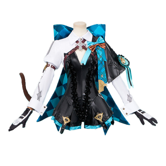 【In Stock】【Size XS-3XL】DokiDoki-N Game Genshin Impact Cosplay Fontaine Lynette Costume Magician Women