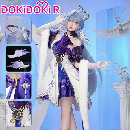 【In Stock】【Size XS-XL】Dokidoki-R Game Honkai: Star Rail Cosplay Robin Costume