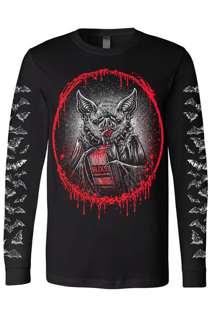 Bat Blood Snack Time T-shirt