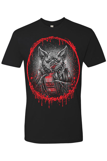 Bat Blood Snack Time T-shirt