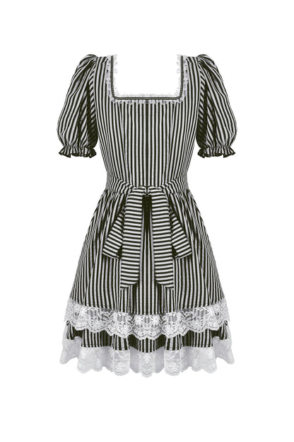 Curious & Curiouser Puff Sleeve Dress