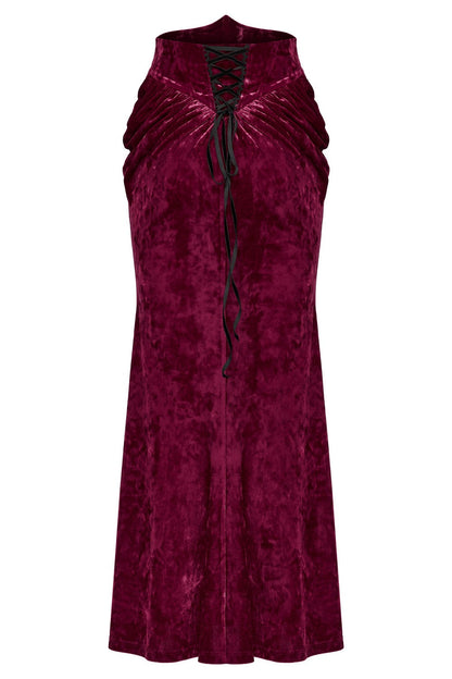 Cabernet Sauvignon Velvet Skirt [Wine Red]