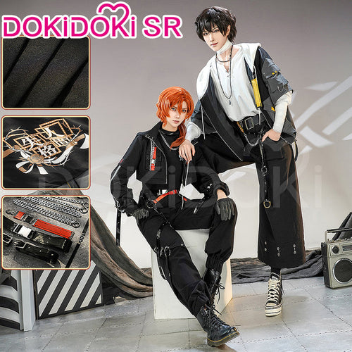 【LAST BATCH】DokiDoki-SR Anime Cosplay Costume Workwear Doujin Black Cool Casual Wear Techwear