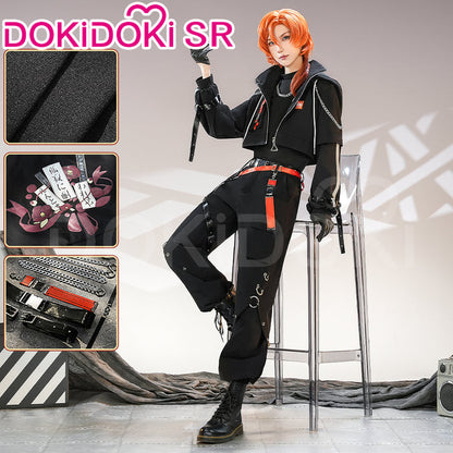 【LAST BATCH】DokiDoki-SR Anime Cosplay Costume Workwear Doujin Black Cool Casual Wear Techwear