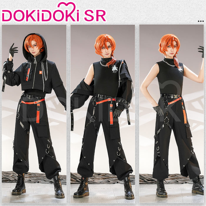 【LAST BATCH】DokiDoki-SR Anime Cosplay Costume Workwear Doujin Black Cool Casual Wear Techwear
