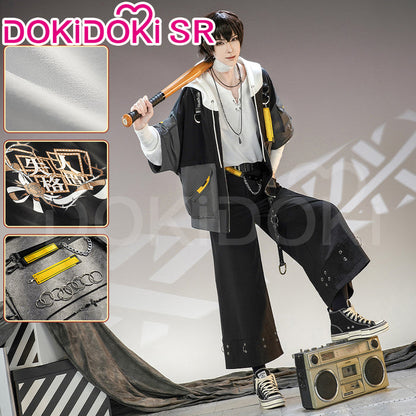 【LAST BATCH】DokiDoki-SR Anime Cosplay Costume Workwear Doujin Black Cool Casual Wear Techwear