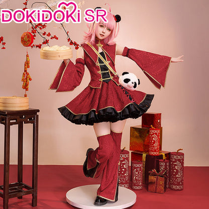 【Last Batch】DokiDoki-SR Anime Shugo Chara Cosplay Hinamori Amu Costume Chinese Style Dress