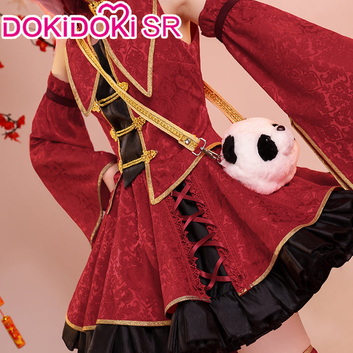 【Last Batch】DokiDoki-SR Anime Shugo Chara Cosplay Hinamori Amu Costume Chinese Style Dress