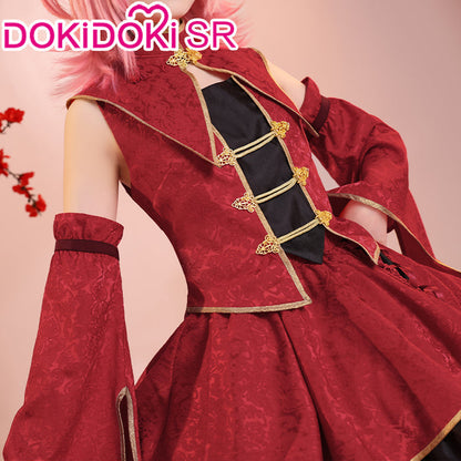 【Last Batch】DokiDoki-SR Anime Shugo Chara Cosplay Hinamori Amu Costume Chinese Style Dress