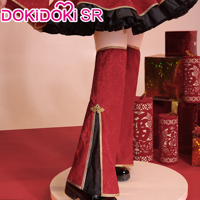 【Last Batch】DokiDoki-SR Anime Shugo Chara Cosplay Hinamori Amu Costume Chinese Style Dress