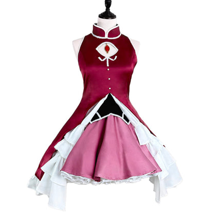 【Last Batch】【Ready For Ship】DokiDoki-R Anime Cosplay Costume Red Battle Dress