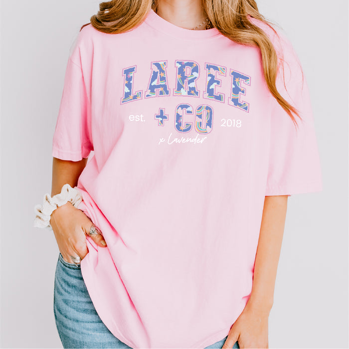 Lavender LC Pattern Tee