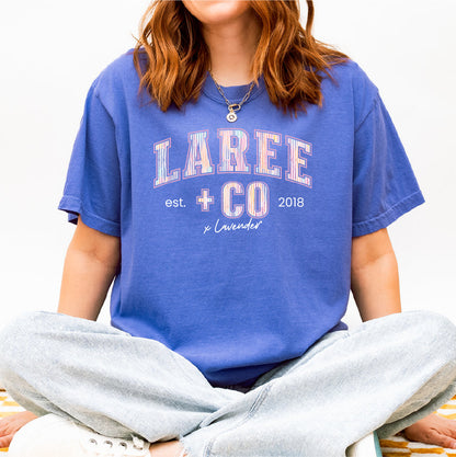 Lavender LC Pattern Tee