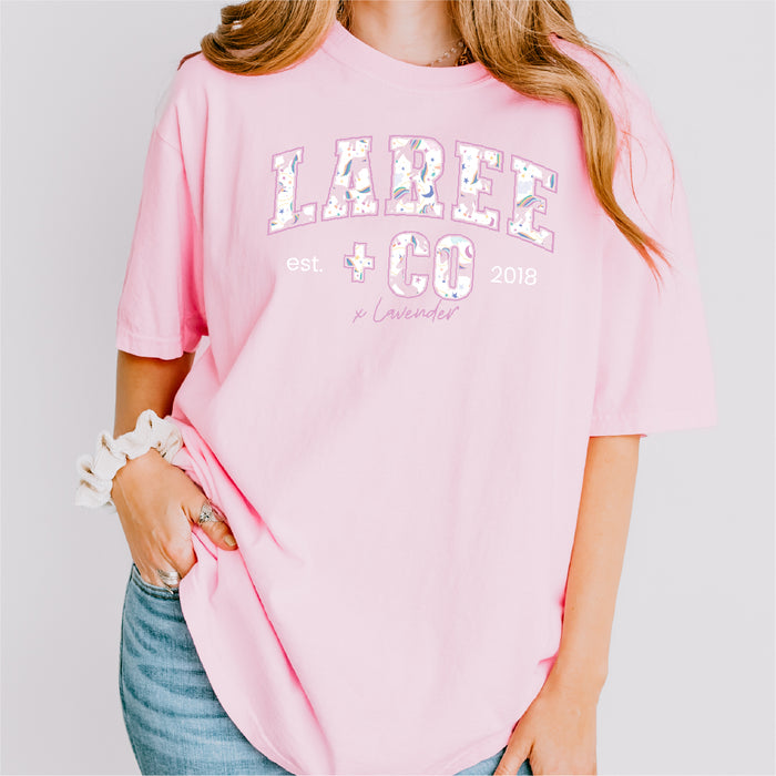 Lavender LC Pattern Tee