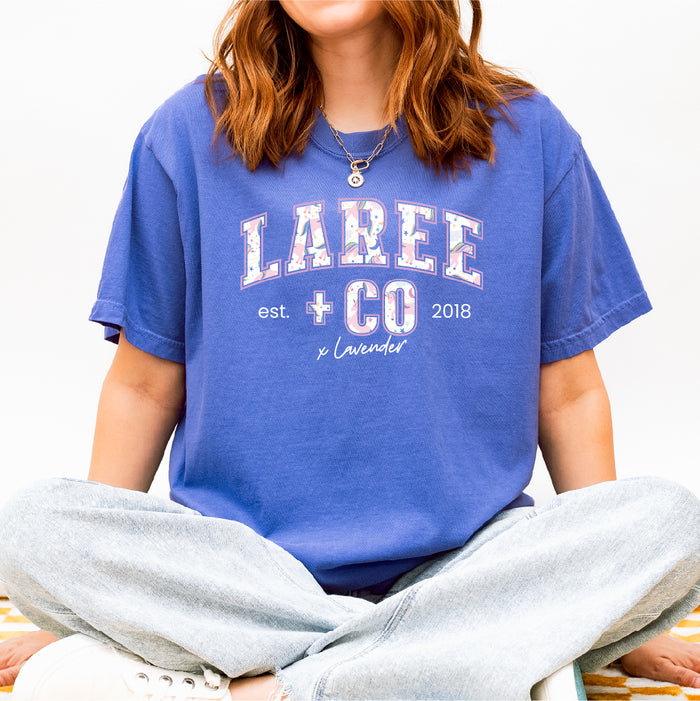 Lavender LC Pattern Tee
