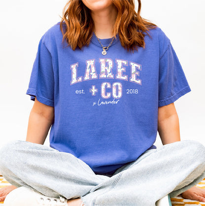 Lavender LC Pattern Tee