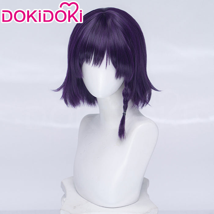 【Long Ver Ready For Ship】DokiDoki Anime Hell's Paradise: Jigokuraku Cosplay Aza Toma Wig Long Straight Purple Hair