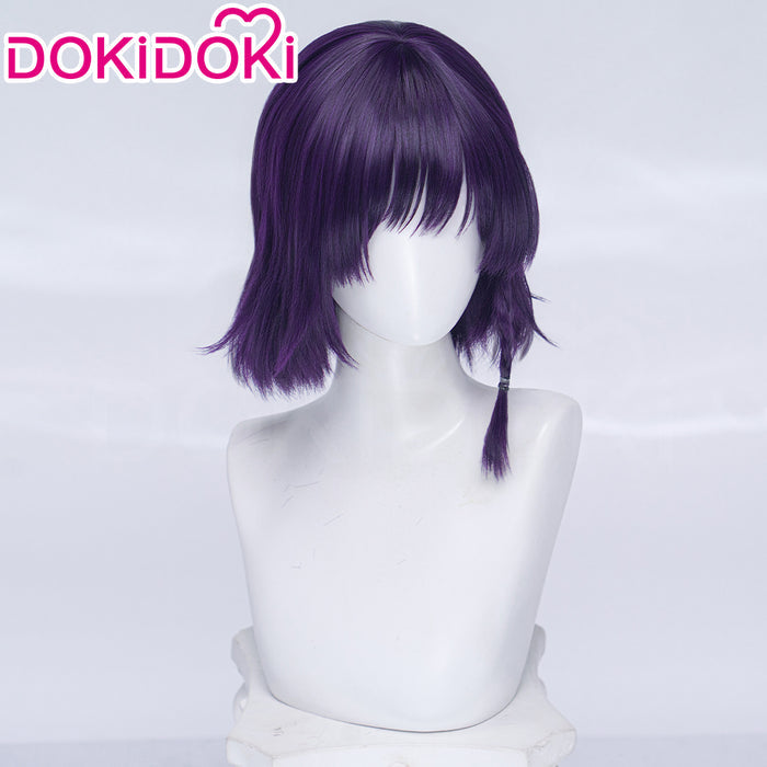 【Long Ver Ready For Ship】DokiDoki Anime Hell's Paradise: Jigokuraku Cosplay Aza Toma Wig Long Straight Purple Hair