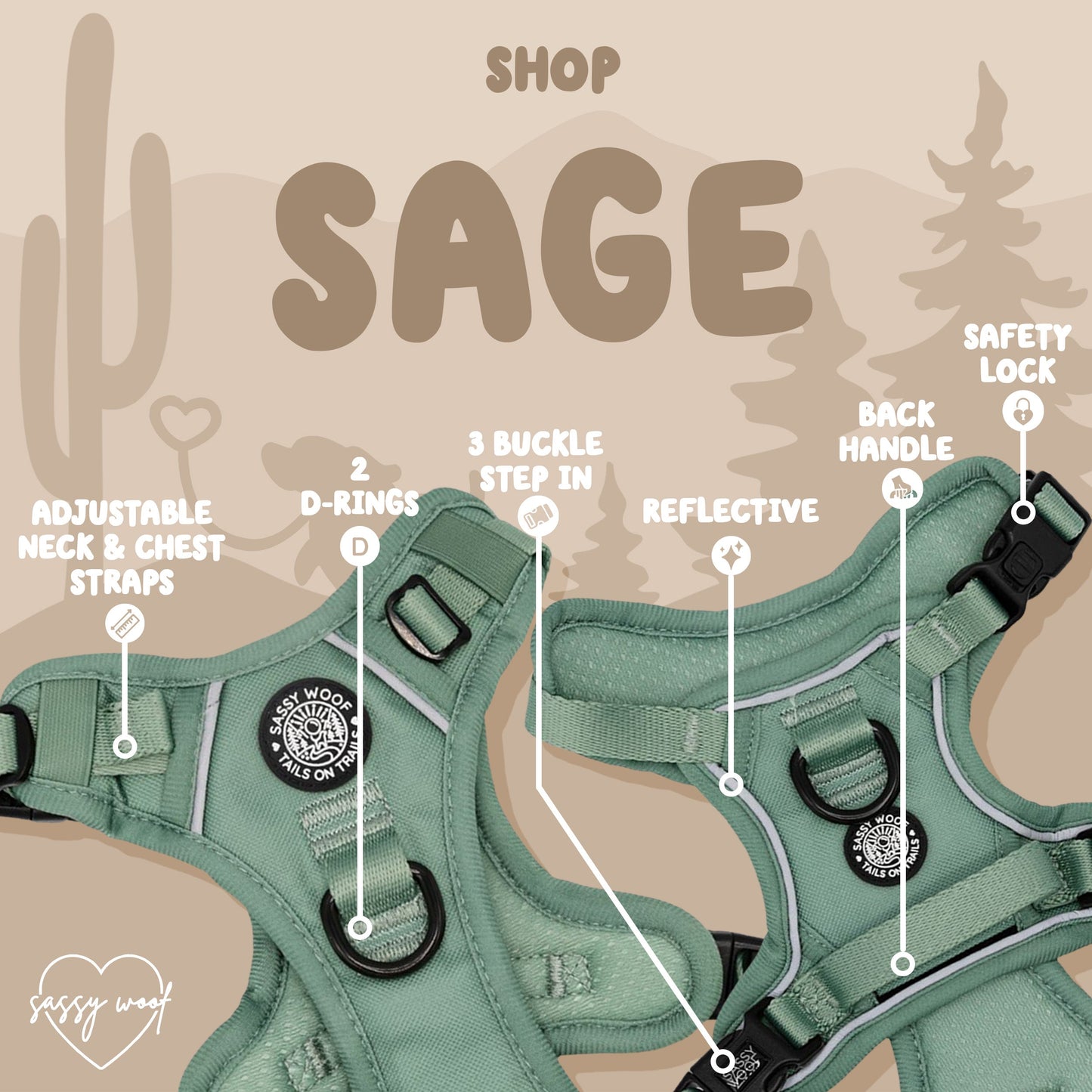 Dog Two Piece Bundle - Sage