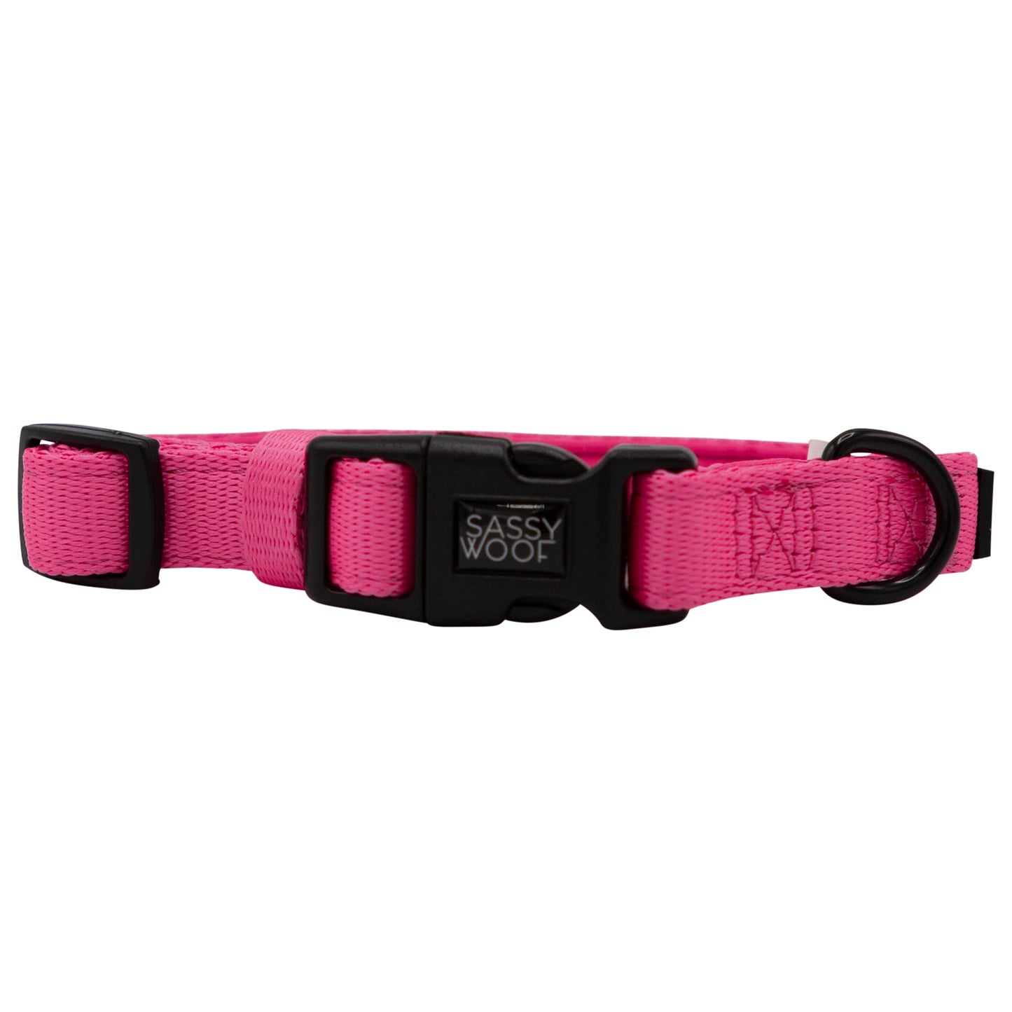 Dog Collar Three Piece Bundle - Neon Pink