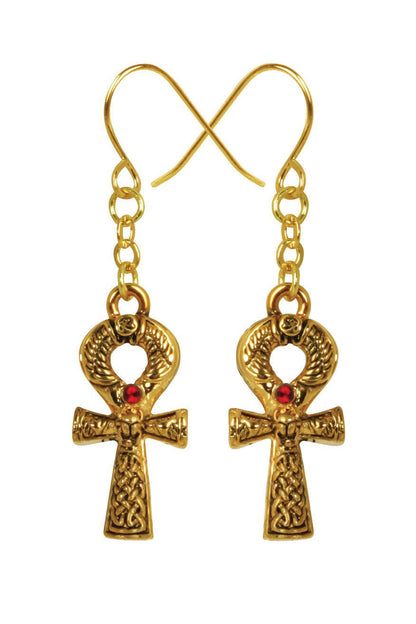 Ankh Earrings