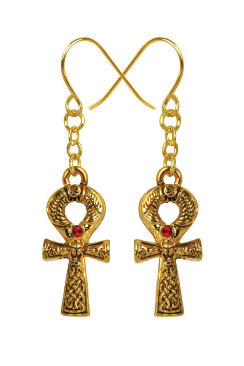 Ankh Earrings