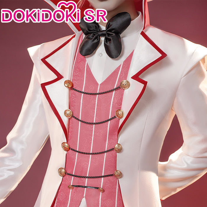 【 Partial Ready For Ship】【Size S-3XL】DokiDoki-SR Anime Hell Hotel Cosplay Costume / Hat White Suit White Halloween