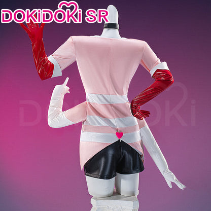 【Partial Ready For Ship】【Size S-3XL】DokiDoki-SR Anime Hell Hotel Cosplay Costume Pink White Halloween