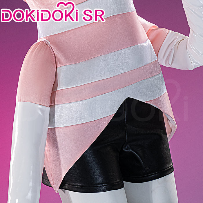 【Partial Ready For Ship】【Size S-3XL】DokiDoki-SR Anime Hell Hotel Cosplay Costume Pink White Halloween