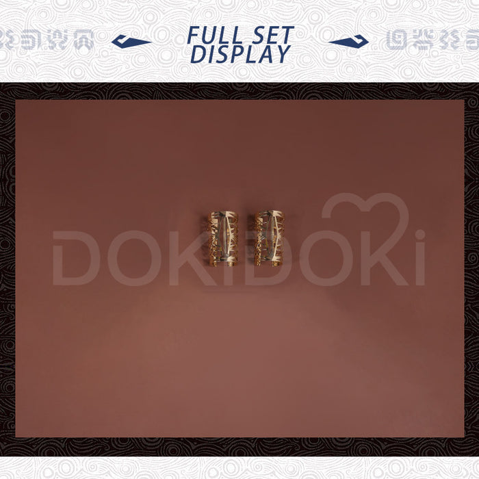 【Partial Ready For Ship】【Size S-3XL】【Last Batch】DokiDoki-R Game Shoes Brown Sandals / Bangles / Necklace